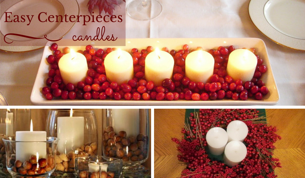 Easy Centerpieces - Candles 1Candles